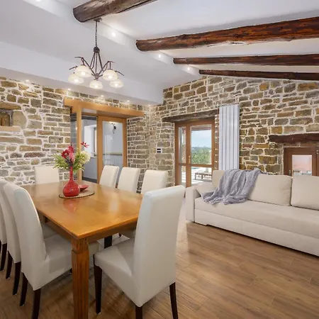 For 7 People Near Motovun With Jacuzzi & Sauna Villa Zamask
