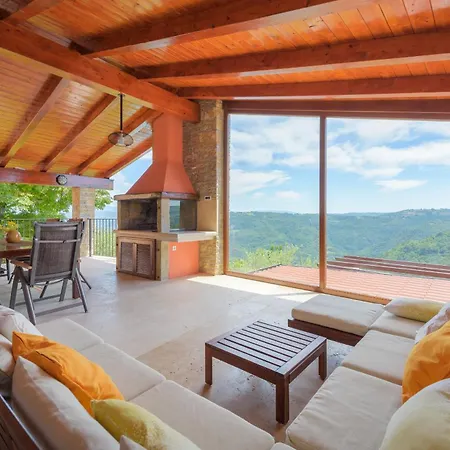 For 7 People Near Motovun With Jacuzzi & Sauna